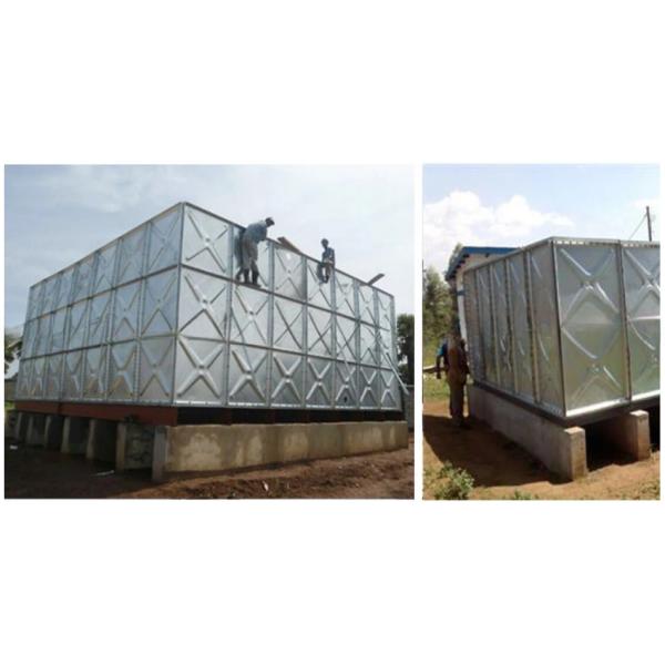 10000-100000m3 Underground Water Storage Tank Made of Pressed Steel Galvanized Steel