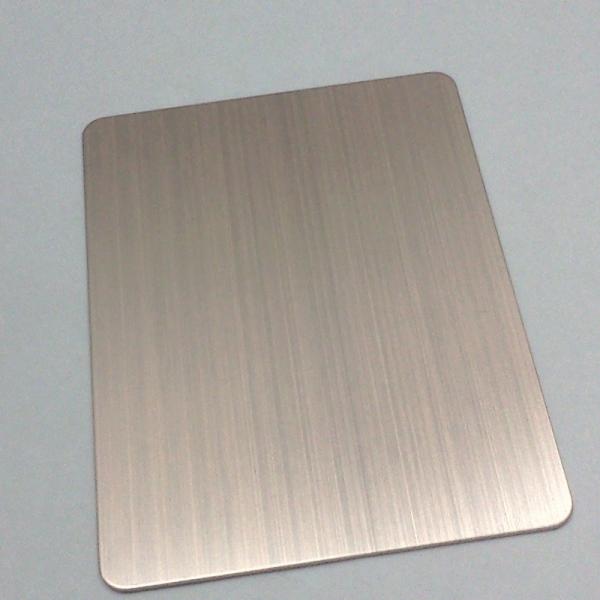 TISCO BAOSTEEL Hairline Stainless Steel Sheet 0.3 - 3.0mm Cold Rolled SS Sheet in 4ft*8ft