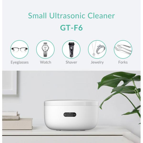 SUS304 Tank Material Home Ultrasonic Cleaner GT SONIC GT-F6 750ml Volume 355W