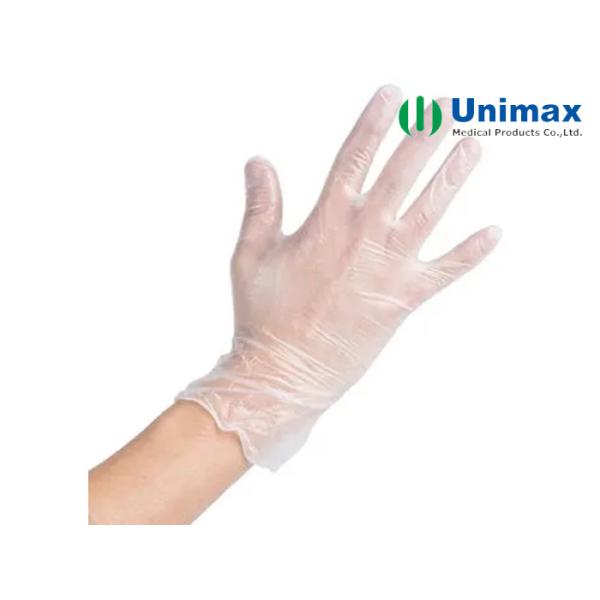 disposable EN455 Clear Plastic Gloves For Food Handling high density