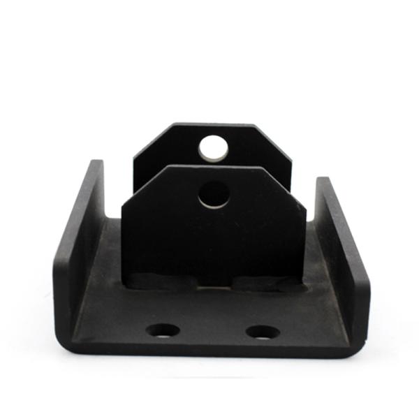 Customized Furniture Leg Metal Bar Table Base Frame with Adjustable and Black Finish