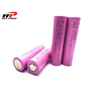 China 2200mAh 3.7V 18650 Lithium Ion Batteries With BIS IEC2133 on sale