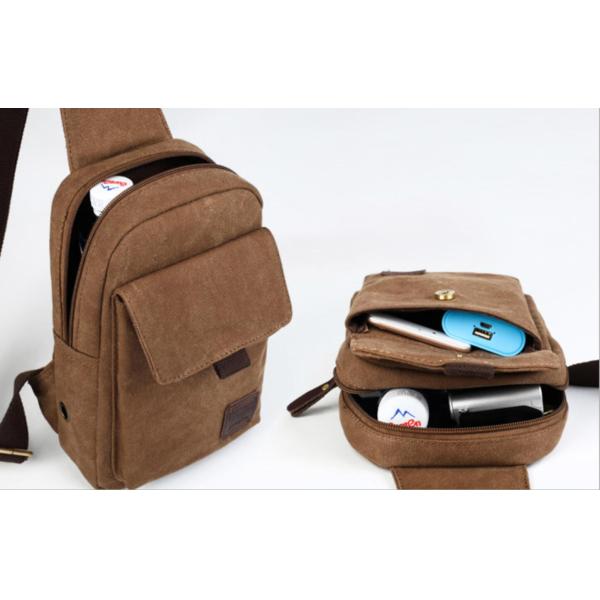 Adjustable single strap shoulder bag chest bag for men