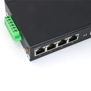 Unmanaged Industrial Ethernet Switches 5 Port POE 100Base-TX DIN Rail Mounting