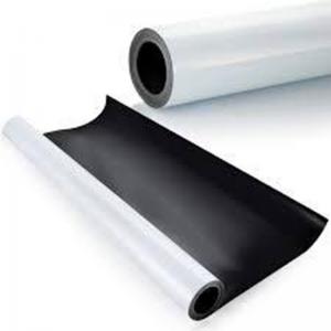 China Flexible Magnet Roll Matte White Vinyl 1mm 2mm Magnetic Paper Roll wholesale