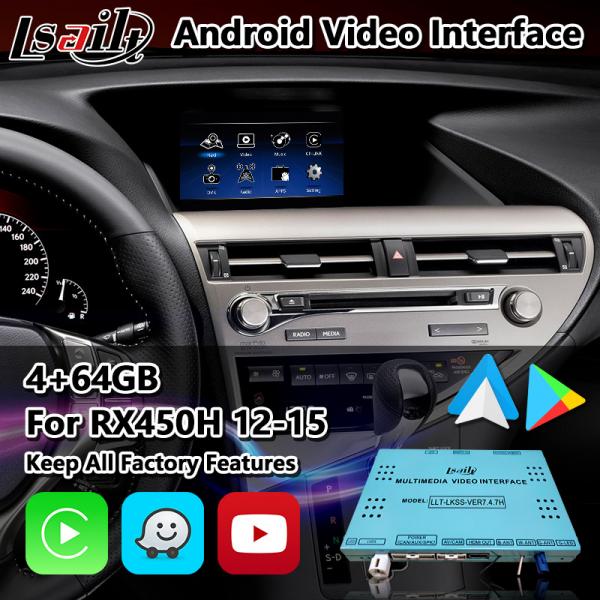 Quality Lsailt Android Multimedia Video Interface for Lexus RX 450H 350 270 F Sport AL10 2012-2015 for sale