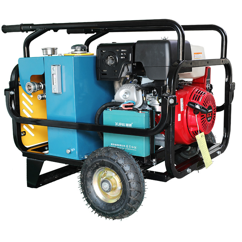 Quality Log Splitter Petrol Hydraulic Power Unit Gas Engine Wire Brush Plate  31 LPM for sale