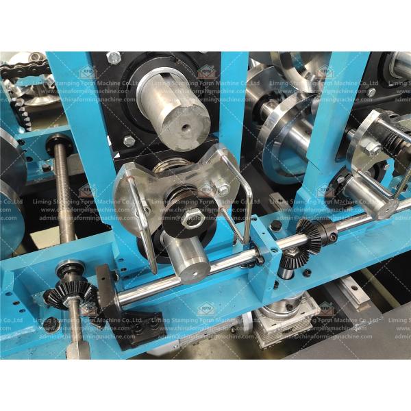 Roof Truss Purlin Roll Forming Machine One Piece Cast Intermediate Plate Cz Adjustable