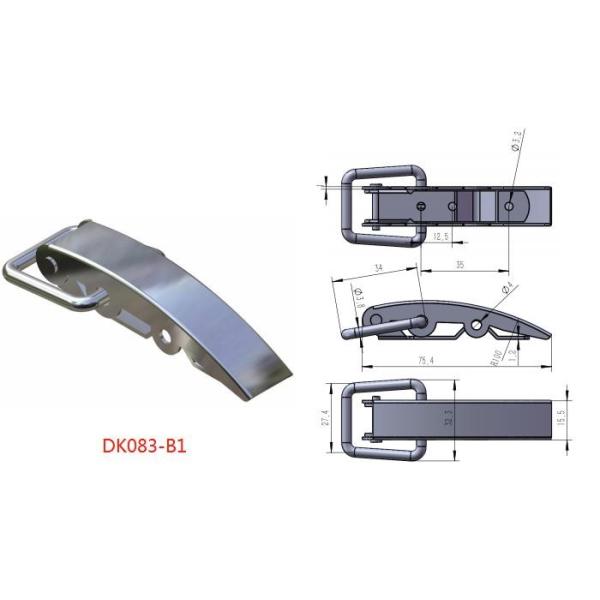 Lightweight 35g Heavy Duty Toggle Latches Galvanized Iron Fixed Machine Parts