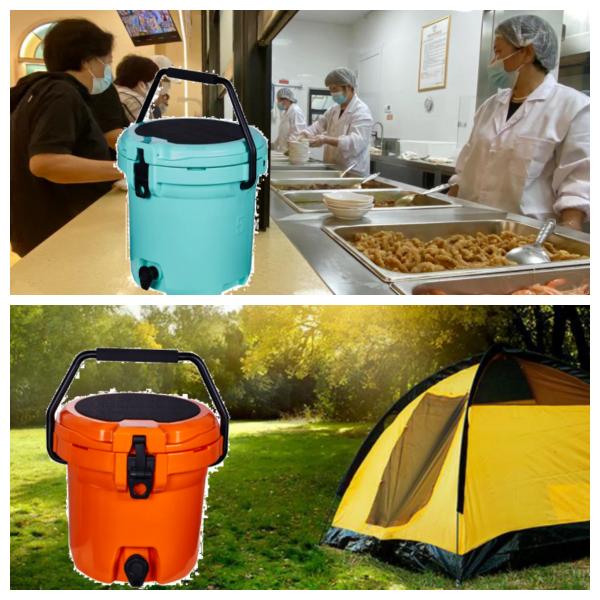 PE Rotomolding Cold Bucket Waterproof Rotational Tool Box UV Proof Custom Color 5