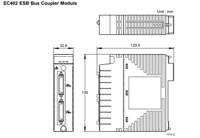 High Precision Yokogawa Module Yokogawa EC402-50 ESB Bus Coupler Module