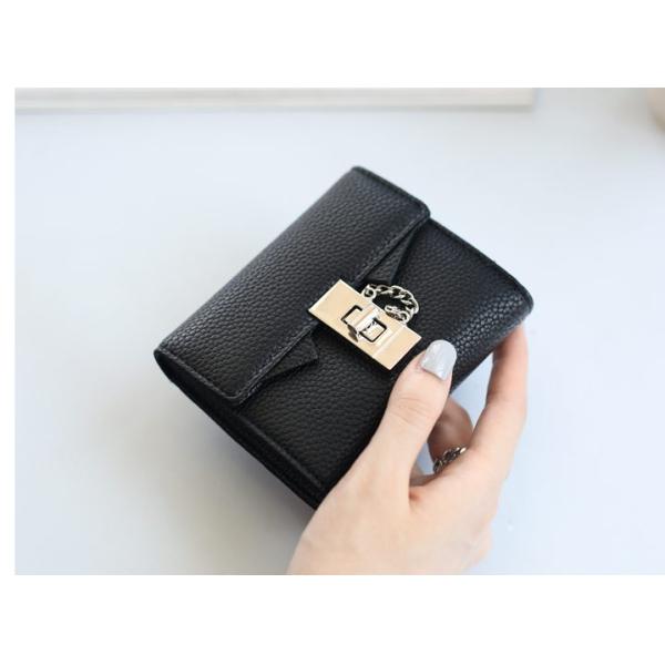 The new wallet female short paragraph Korean fashion simple lock women's purse