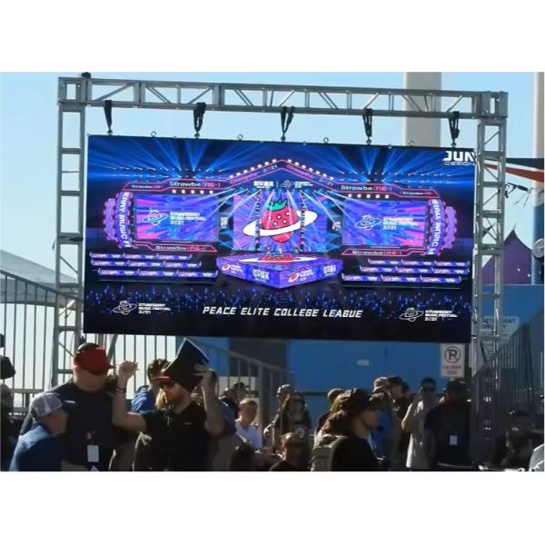 Outdoor RGB Led Screen Display Panel Board Rental Diecasting Aluminum