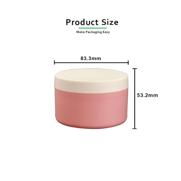 Empty Compact Loose Powder Container Makeup Cosmetic PP Packaging Jar