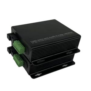 4CH Analog XLR Audio Over Fiber With Green Standard Terminals