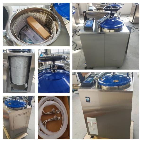 Vertical Type High Pressure Steam Sterilizer Autoclave Manual 75L