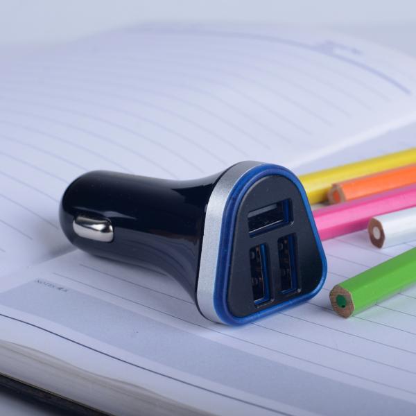 3USB4.8A car charging multiple vehicle mobile phone charger loudspeaker charging head