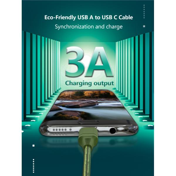 1m Length Data USB Cable Braided Tinned Copper Conductor