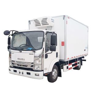 China Temperature-Controlled Transport 4L Engine Capacity Qingling Isuzu 6-ton Refrigerated Truck Vegetable Fresh-keeping Truck on sale
