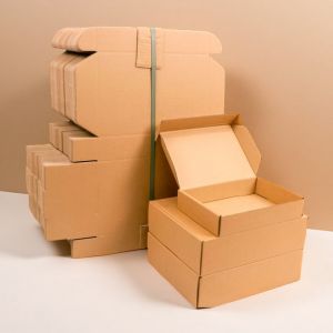 China Custom Size Kraft Paper Folding Packing Box wholesale