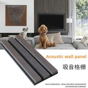 China MDF Wooden Acoustic Slats Interior Wall Panel 2400*600*22mm wholesale