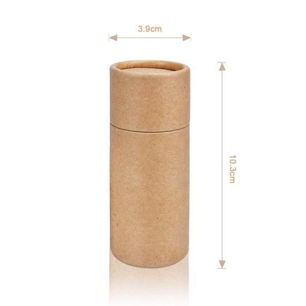 Corrugated Board Non-Toxic Essential Oil Bottle Packaging Kraft Paper Tube Box for Gift