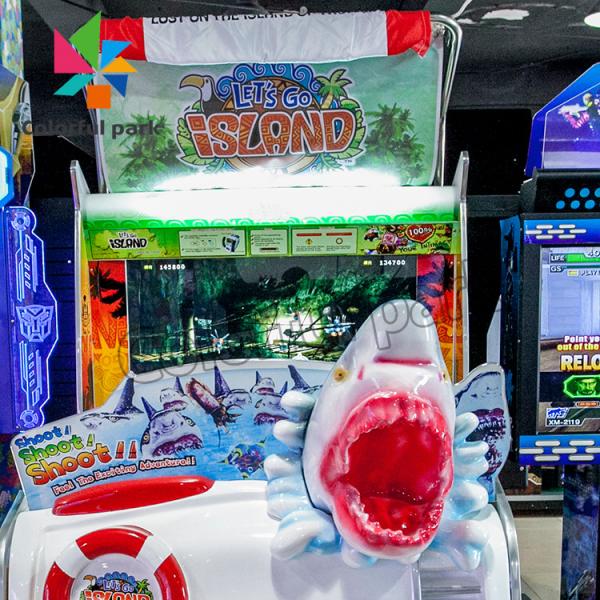 Coin Operated Shooting Game Arcade Machine shark shooting With 42 inch LCD