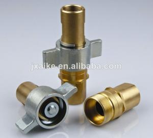China brass wing nut style hydraulic quick connect couplings wholesale