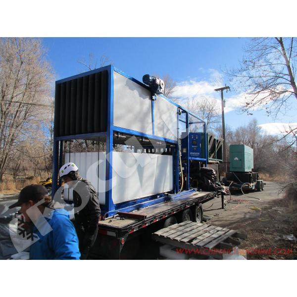 6-tonne Capacity Ice Block Machine for Bar or Block Ice in Sur Commande Dimensions