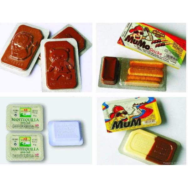 Fully Automatic Blister Packaging Machine For Chocolate Jam Honey Cheese Liquid