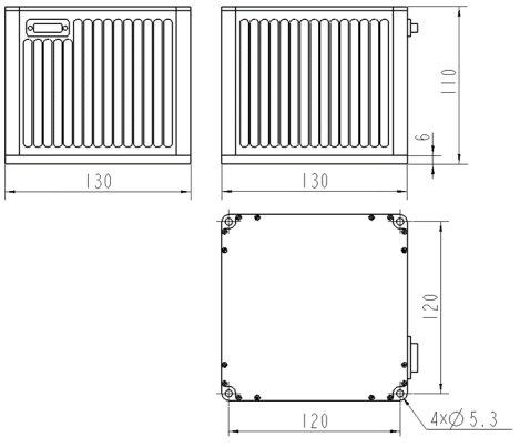Small Size Light Weight TDF71IMU0 Fiber Optic Inertial Unit Low Power Consumption