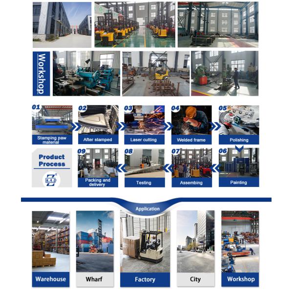 1.5 Ton Electric Pallet Stacker with 3M Lift for Warehouse