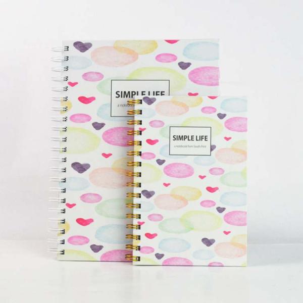Spiral Style Agenda Organizer Planner Notebook Chipboard Pocket Customized Size