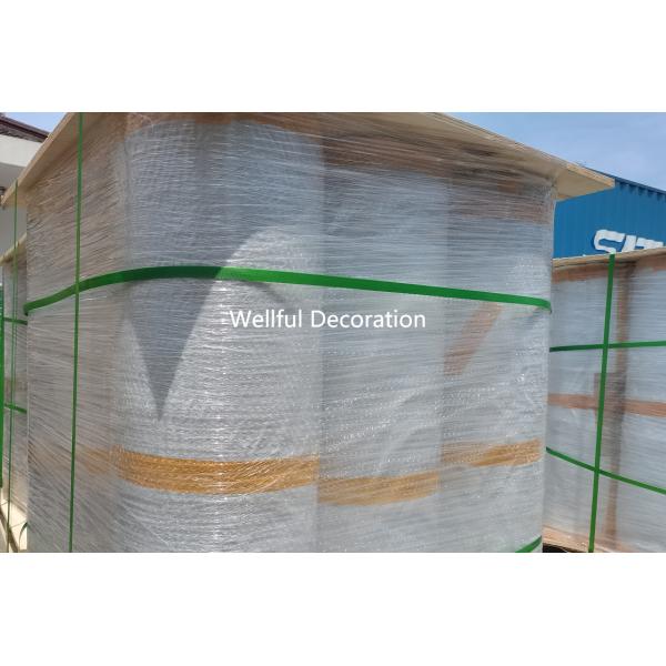 Two Layers PVC Lamination Film 0.15mm Wood Embossed 1000mm