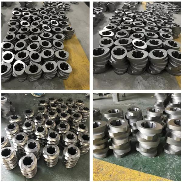 Twin Screw Shaft And Screw Elements For Plastic Bag Extruder