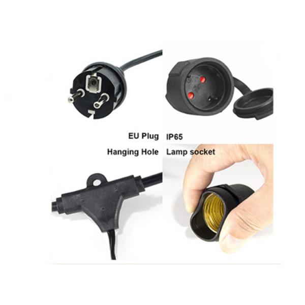 S14 Outdoor Waterproof Lamp String 15M 15 Head Festival Decoration Outdoor Waterproof Lamp String