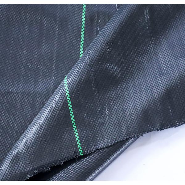 70-100GSM Black PP Woven Geotextile Fabric Silt Fence Landscape Fabric