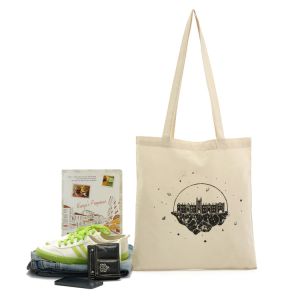 Buy cheap Custom Handle Natural Grocery Canvas Cotton Tote Bags from wholesalers