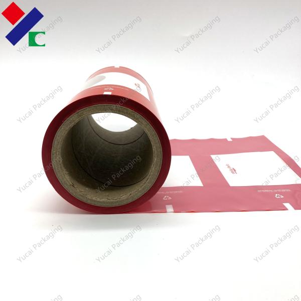 OEM Food Grade Clear Plastic Laminated Film Roll Packaging 180 Mic