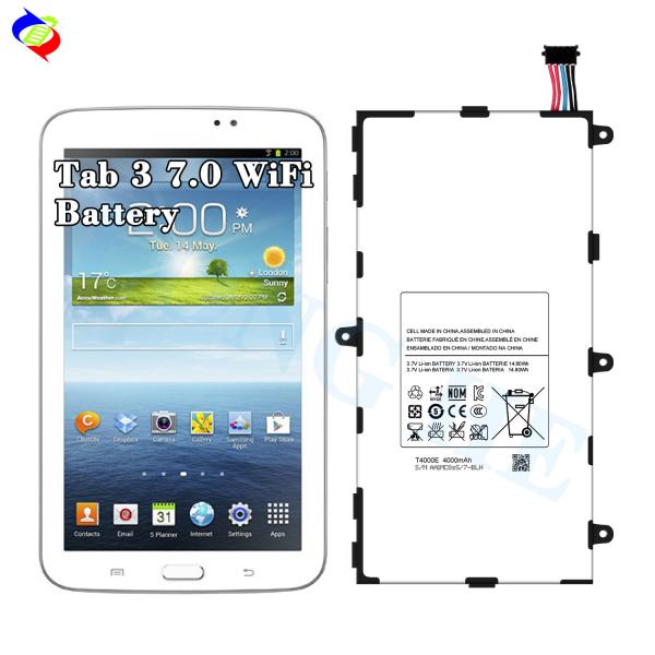 Tablet Replacement Li-ion Battery T4000E for Samsung Galaxy Tablet 3 7.0' 210 T211 T215 P3200 4000mAh 3.7V