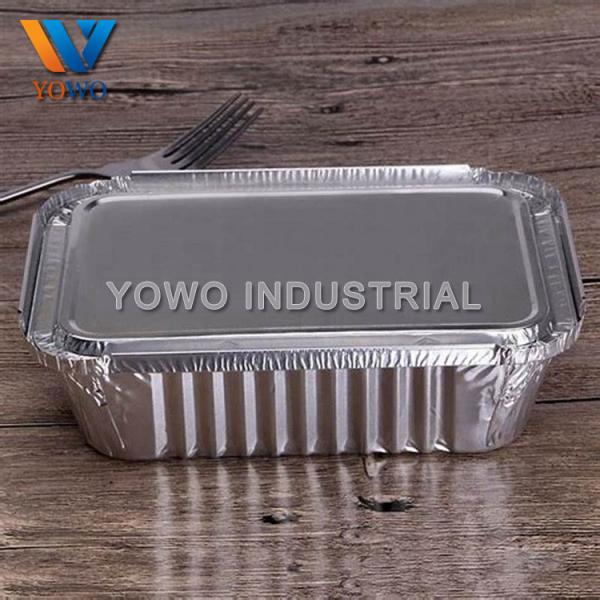Heavy Duty 540ml 1000ml Disposable Aluminum Foil Food Containers