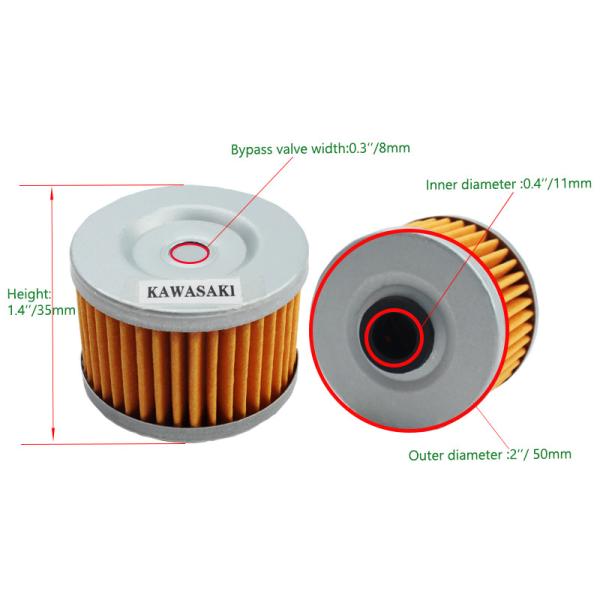 Paper core Automotive Accessories motorcycle engine oil filter fit for GS GN250 NS200 LC135 BM150 SHOGUN TVS-KING