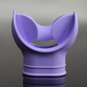 China Black White Diving Oxygen Mouthpiece Silicone Mouthpiece Regulators wholesale