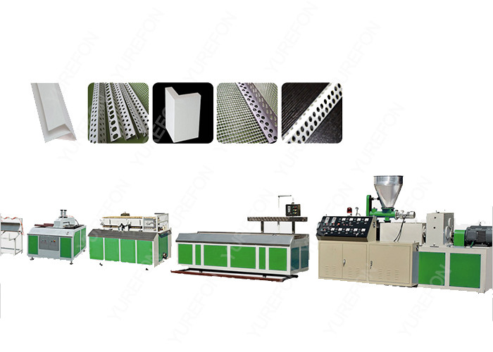 China SJ55 Soft PVC Window Profile Extrusion Line 65 MM Single Screw With Gas Vent wholesale