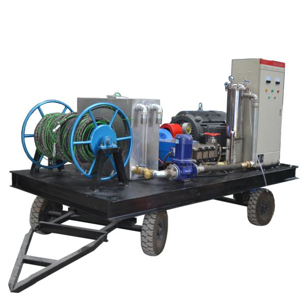 Heat Exchanger Tube Cleaning Equipment 30L/Min 75KW-345KW For Industrial Pipeline Cleaning Machine