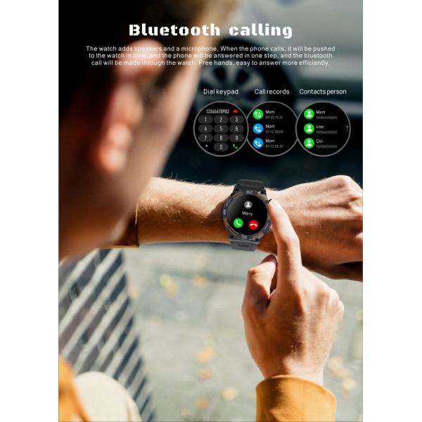 High Quality MG02 GPS Bluetooth Call Smart Watch