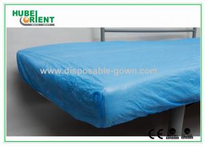 China Breathable CPE  Disposable Bed Protectors Hospital Bedding Cover To Prevent Cross Infection wholesale