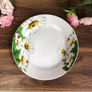 China Round Sublimation 10&quot; Ceramic Dinner Plates wholesale