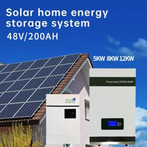 China Wall Mount Solar Energy Storage System 48v 100ah LiFePO4 Battery Pack For Home wholesale