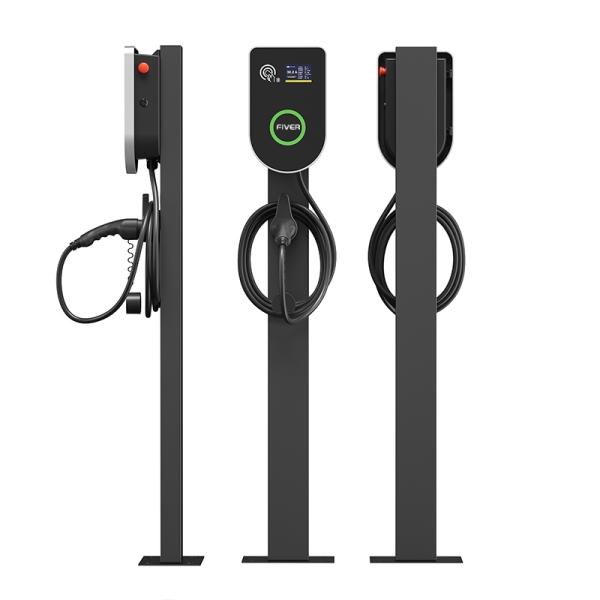 32A EV Charging Station OCPP 1.6 Smart Wallbox 22KW With Wifi 4G Communication